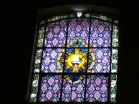  Vitraux de El Corazon Inmaculado de Maria antes de su restauracion - Basilica Menor Ntra. Sra de La Paz - Lomas de Zamora - Buenos Aires.-